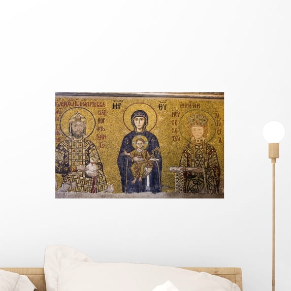 Virgin Mary Hagia Sophia Wall Mural by Wallmonkeys Peel and Stick Graphic (18 in W x 11 in H) WM282362