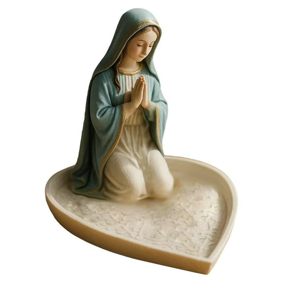 Virgin Mary Rosary Holder, Elegant Keepsake