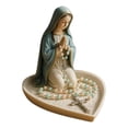 thumbnail image 1 of Virgin Mary Rosary Holder, Rosary Stand,Catholic Rosary Display Stand for Prayer Beads,Necklace & Rings,Virgin Mary Jewelry Stand,Christian Catholic Gifts for Bedroom Living Room Office Decor, 1 of 7