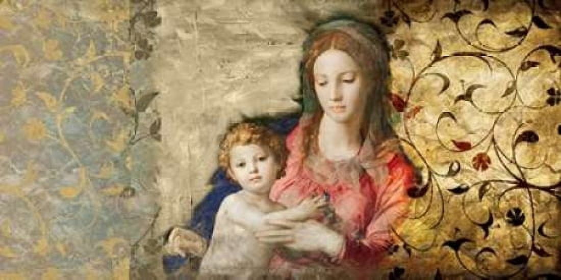 Virgin Mary-after Bronzino Canvas Art - Simon Roux (10 x 20)
