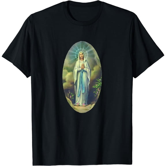 Virgin Mary of Lourdes Our Lady Christian Gift for Men Women T-Shirt