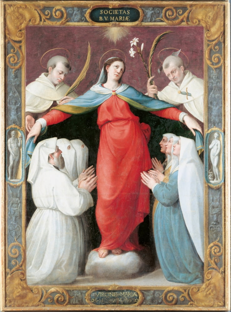 Virgin Of The Mercy Canvas Art -  (18 x 24)