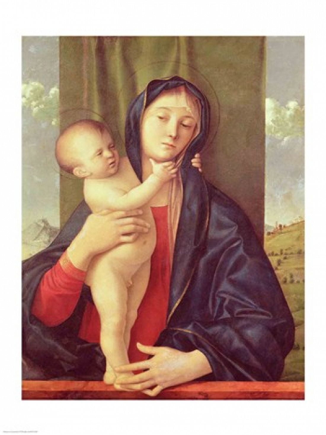 Virgin and Child Canvas Art - Giovanni Bellini (18 x 24)