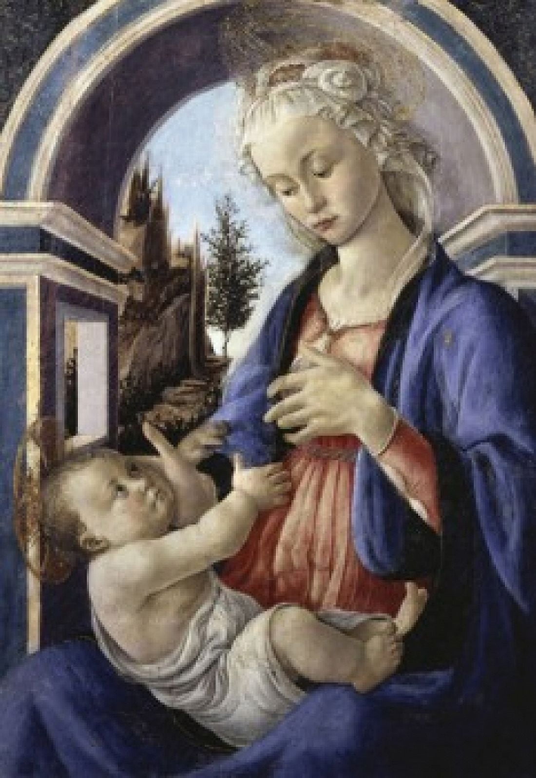 Virgin and Child  Sandro Botticelli (1444-1510Italian)  Musee du Petit-Palais Avignon France Canvas Art - Sandro Botticelli (18 x 24)