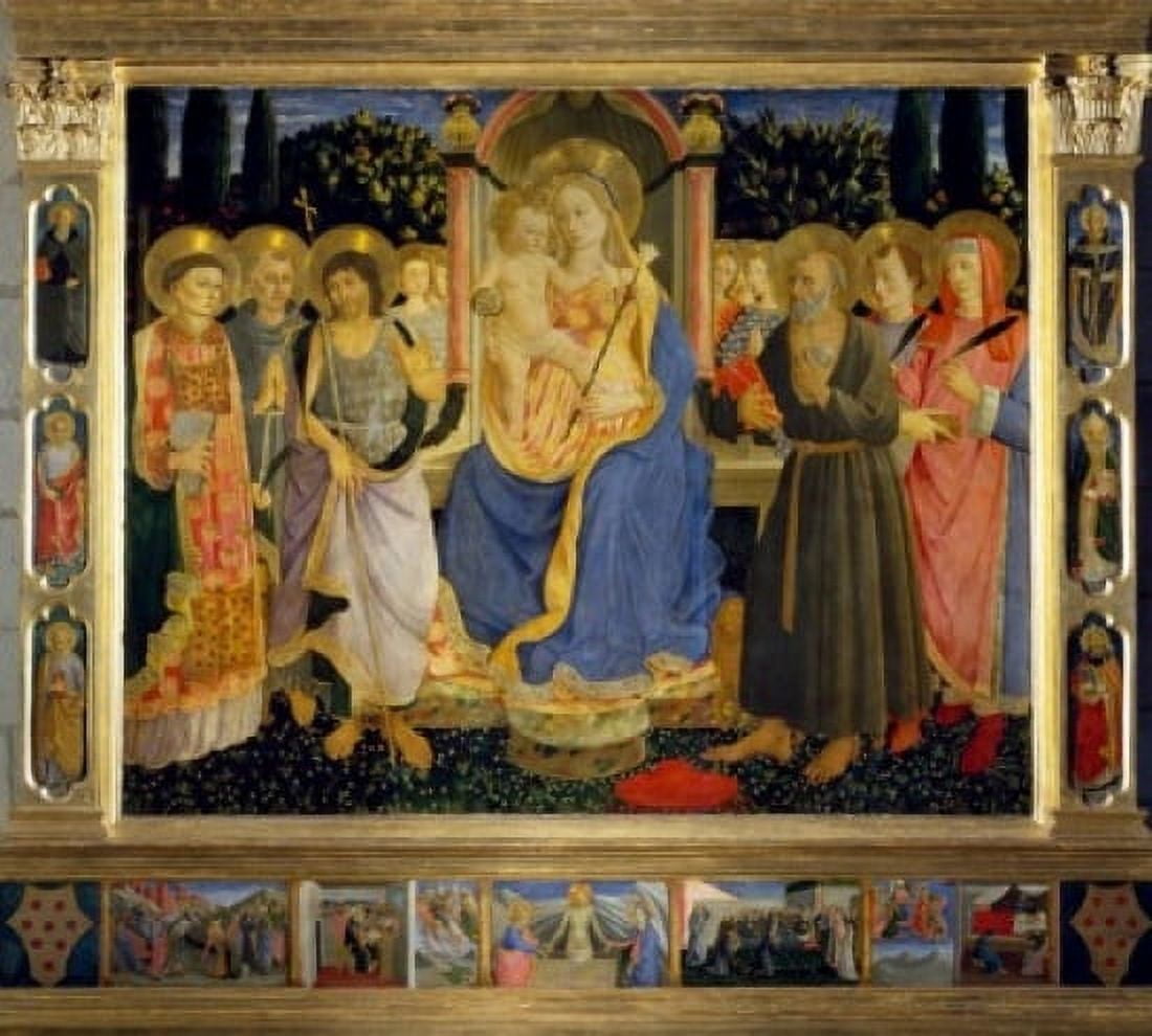Virgin and Child by Master of Flemalle (1375 to 1378-1444 ) Douai Musee Municipal Canvas Art - Master of Flemalle (24 x 36)