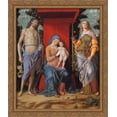 thumbnail image 1 of Virgin and Child with the Magdalen and St John the Baptist 28x34 Large Gold Ornate Wood Framed Canvas Art by Andrea Mantegna, 1 of 2