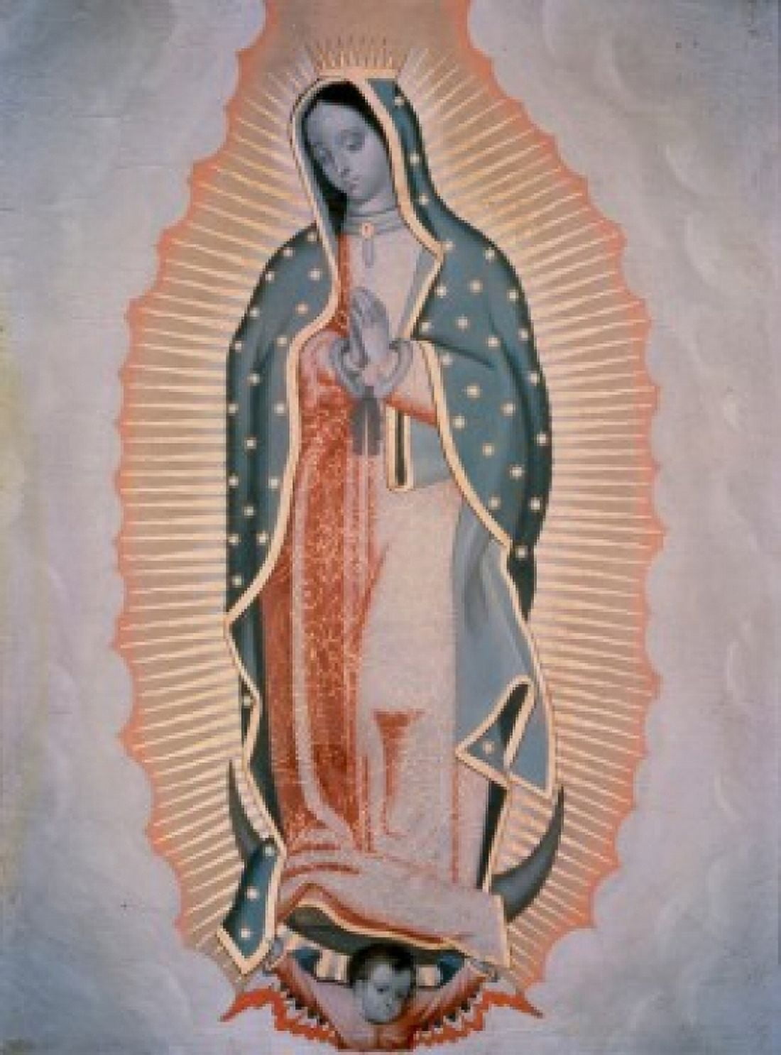 Virgin of Guadeloupe 19th Century Artist Unknown Canvas Art - (18 x 24)