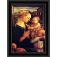 thumbnail image 1 of Virgin with Chilrden 19x24 Black Ornate Wood Framed Canvas Art by Lippi, Filippino, 1 of 2