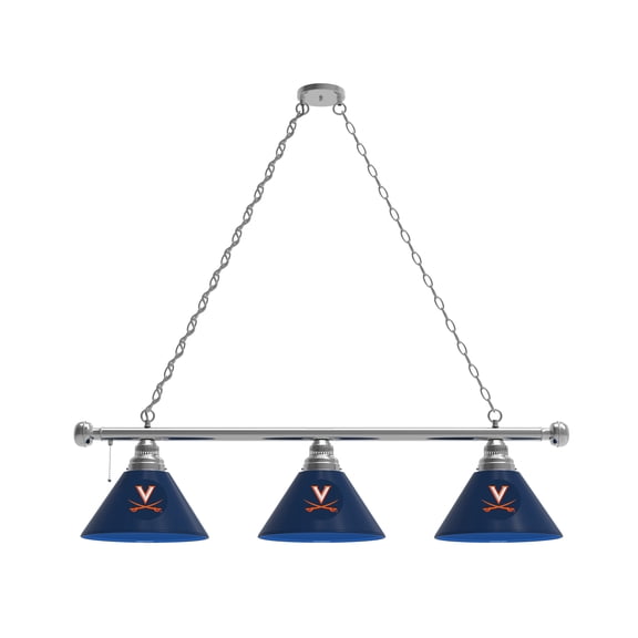 Virginia Cavaliers Billiard Light - Chrome