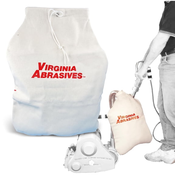 Virginia Abrasives 413-10000 Light Duty Floor Drum Sander Dust Collector Bags for Clarke American Sanders EZ8 and DU8, Hiretech, Deva RentLink, Essex Silverline SL8