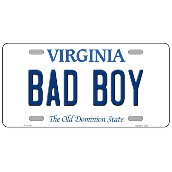 Virginia 'Bad Boy' Novelty License Plate LP-10140