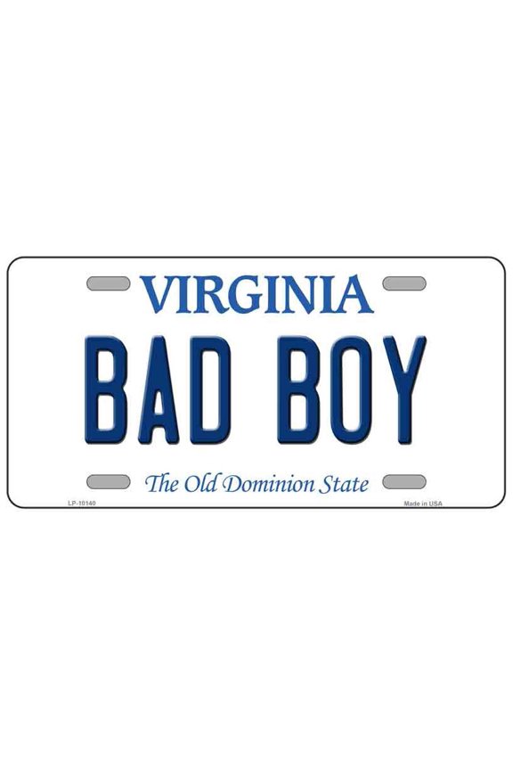 Virginia 'Bad Boy' Novelty License Plate LP-10140