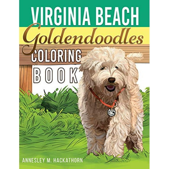 Pre-Owned Virginia Beach Goldendoodles Coloring Book Paperback