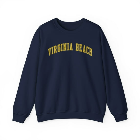 Virginia Beach Sweatshirt Gifts Crew Neck Shirt Long Sleeve Unisex