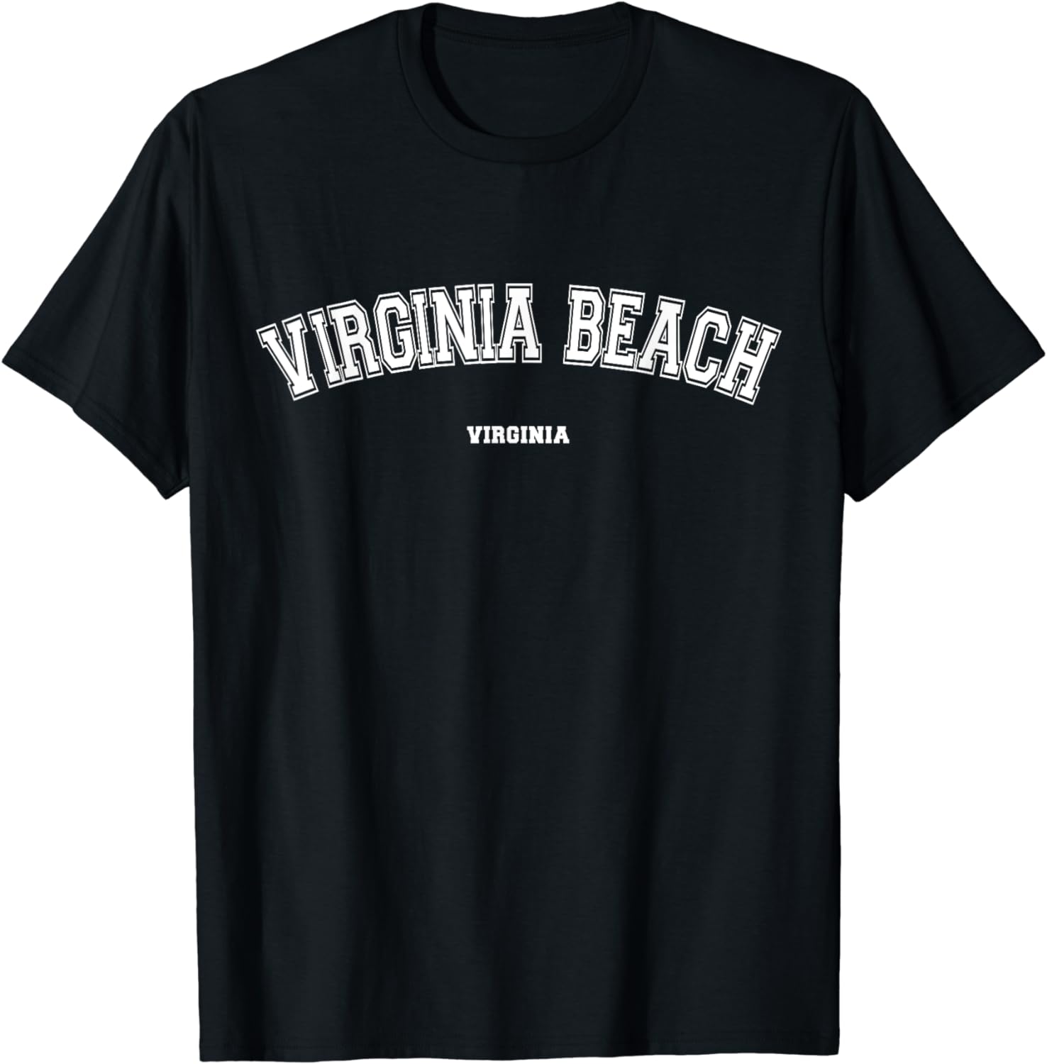Virginia Beach Virginia Summer Short Sleeve Casual Cotton TShirt