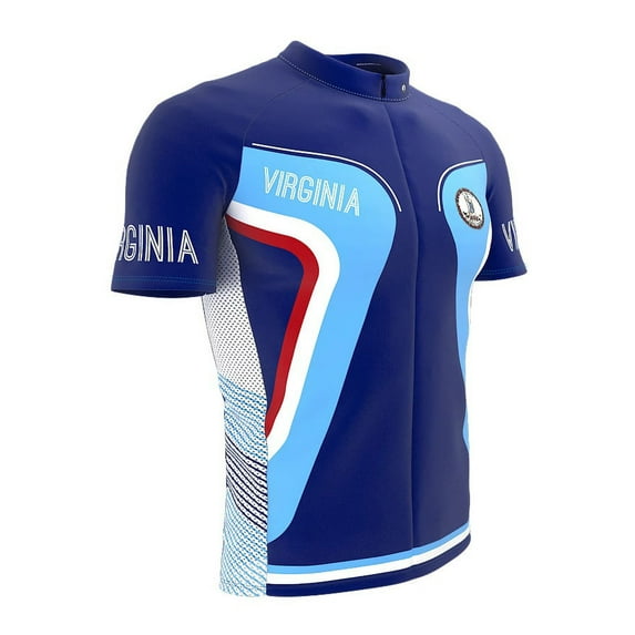 Virginia Bike Short Sleeve Cycling Jersey for Men - Size 4XL