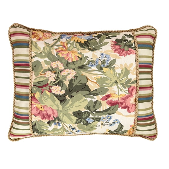 Virginia Breakfast Pillow with Accent Bands