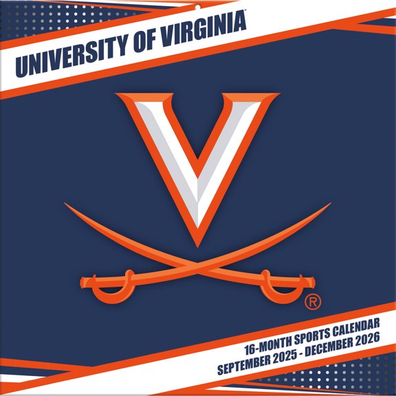 Virginia Cavaliers 2026 16M Turner Wall Calendar - Pf