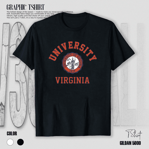 Virginia Cavaliers 90s College Sports Team Vintage Pride Tee Unisex T-Shirt V41463, up to size 5XL