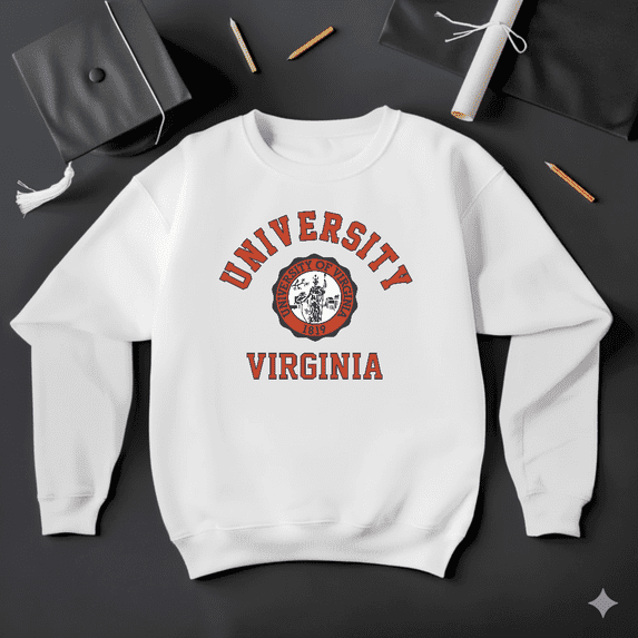 Virginia Cavaliers 90s Retro College Sports Team Fan Sweatshirt V41463, up to size 5XL