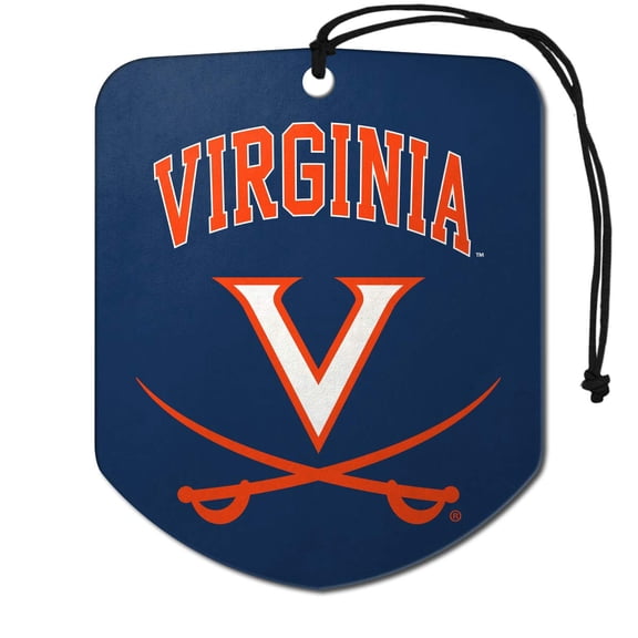 Virginia Cavaliers Air Freshener Shield Design 2 Pack - Special Order