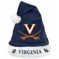 thumbnail image 1 of Virginia Cavaliers Christmas Santa Hat (17 in) Adult Unisex Football Team, 1 of 1
