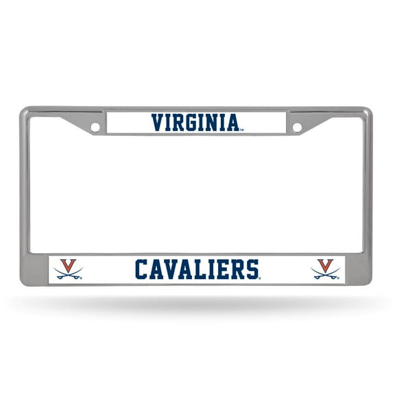 Virginia Cavaliers Chrome Metal License Plate Frame