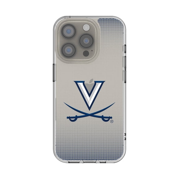 Virginia Cavaliers Linen Logo iPhone Clear Case