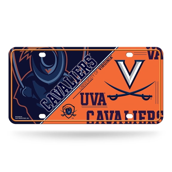 Virginia Cavaliers 12x6 Metal License Plate Auto Tag