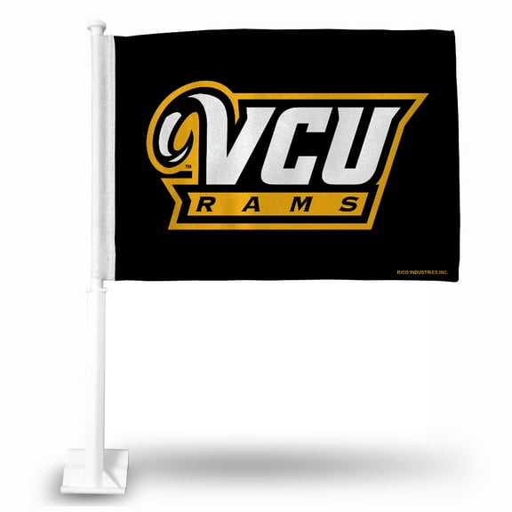 Virginia Commonwealth NCAA Rams 14x19 Double Sided Window Mount Car Flag