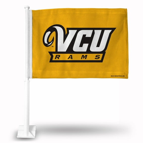 Virginia Commonwealth NCAA Rams 14x19 Double Sided Window Mount Car Flag