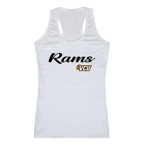 Virginia Commonwealth University Rams Script Tank Top, White - Small