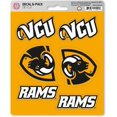 thumbnail image 1 of Virginia Commonwealth University VCU Rams 6-Piece Decal Sticker Set, 5x6 Inch Sheet, Gift for football fans for any hard surfaces around home, automotive, personal items, 1 of 4