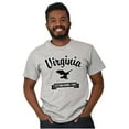thumbnail image 1 of Virginia Cute Bald Eagle Souvenir Men's Graphic T Shirt Tees Brisco Brands X, 1 of 6