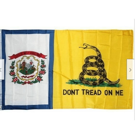 Virginia DON'T TREAD ON ME State Flag 3x5 ft Gadsden Tea Party Rattlesnake VA