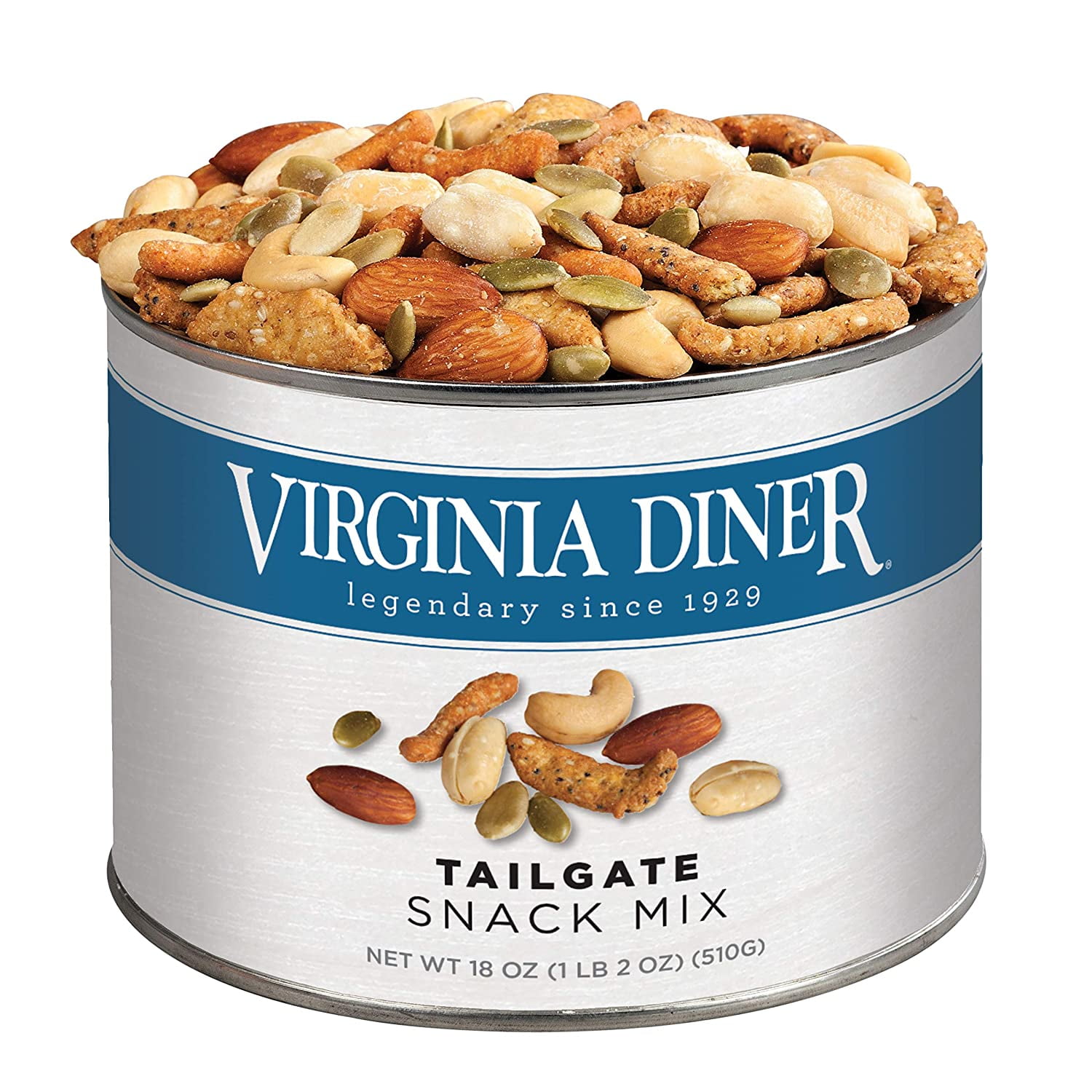 Virginia Diner Gourmet Natural Tailgate Snack Mix Salted