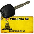 thumbnail image 1 of Virginia Do Not Tread On Me Novelty Metal Key Chain KC-8878 3" x 1.5" Key Chain (KC), 1 of 1
