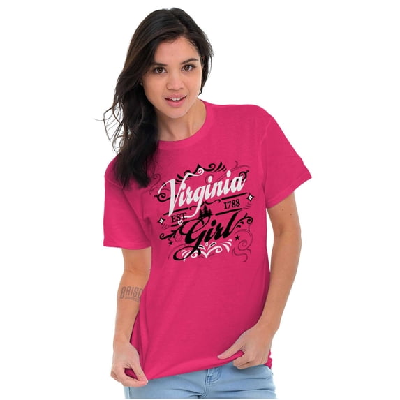 Virginia Fancy Feminine Filagree Women's Graphic T Shirt Tees Brisco Brands M