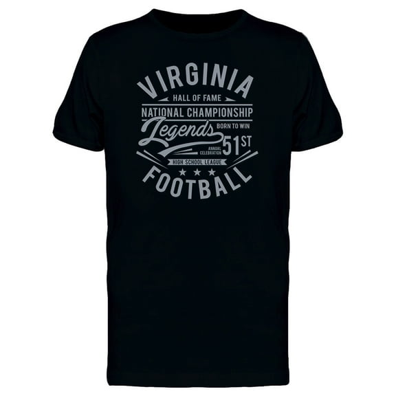 Virginia Football T-Shirt Men -Image by Shutterstock, Male 3X-Large