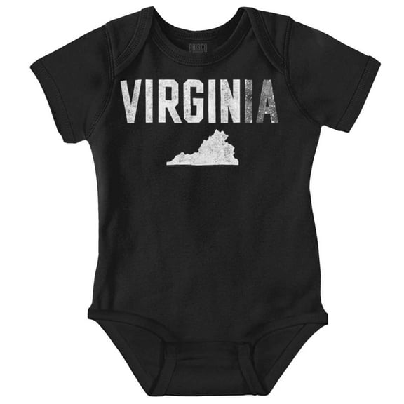 Virginia Funny Pun Tourist Souvenir Romper Boys or Girls Infant Baby Brisco Brands NB