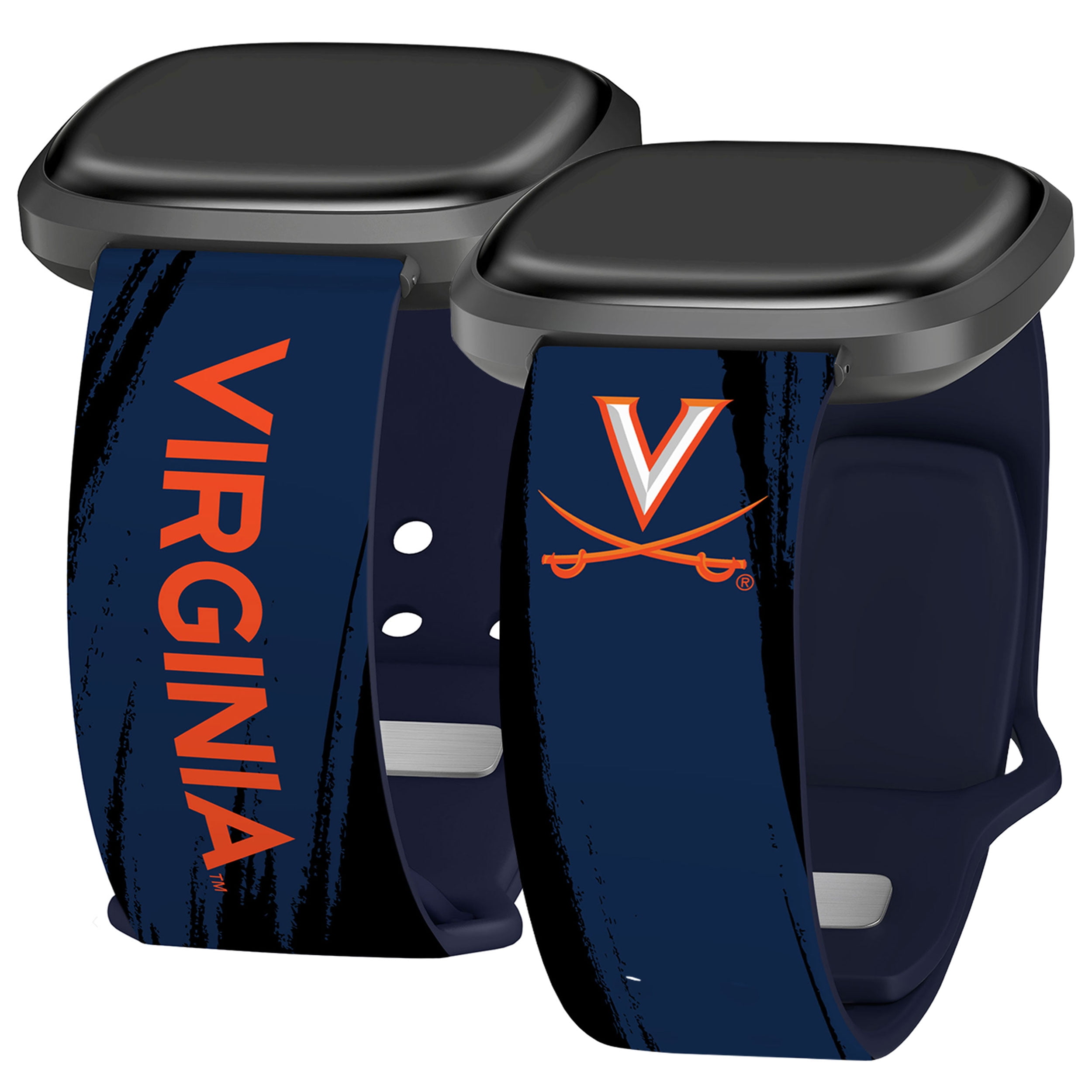 Virginia HD Paint Stripe Unisex Watch Band for FitBit Versa 3 & Sense (Long)
