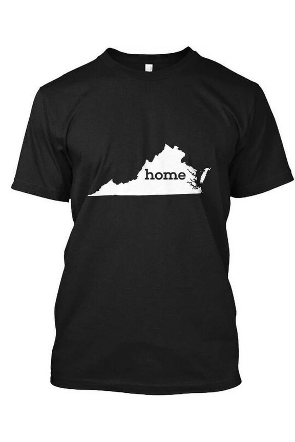 Virginia Home State Pride - T-Shirt Made in the USA Size S to 5XL