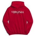 thumbnail image 1 of Virginia Humor Graphic Red Men's Crewneck Sweatshirt Hoodie, 1 of 1