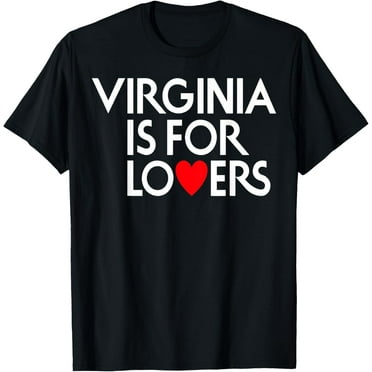 Virginia Is For The Lovers For Men, Women T-ShirtMen and women, Black T-shirt, size: Extra large
