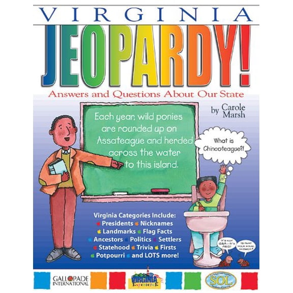 Pre-Owned Virginia Jeopardy !: Answers & Questions about Our State! (The Virginia Experience) Paperback