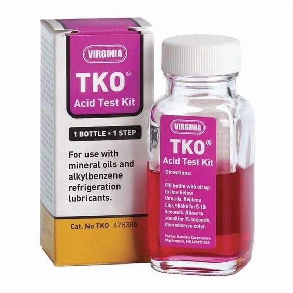 Refrigeration Oil Acid Test Kit, 4 oz Sz TKO