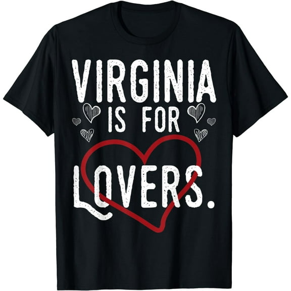 Virginia Lovers Cool Virginia is 4 Lovers Gift print T-Shirt mens t shirt,black,women,funny,misfits,men,journey