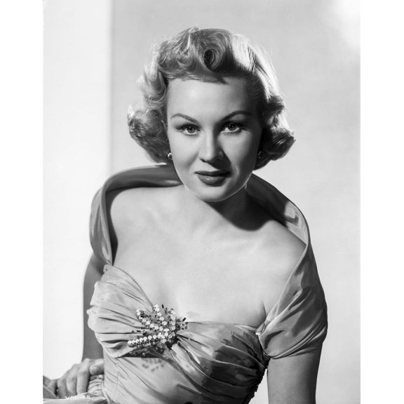 Virginia Mayo Posed in Dress with Hand on Hip Photo Print (8 x 10)