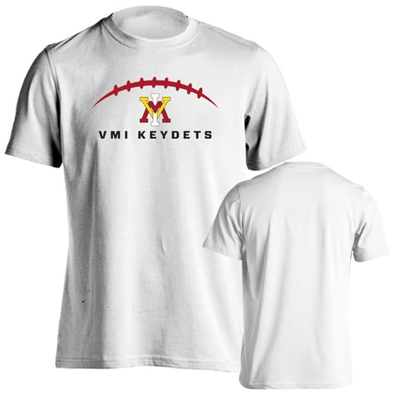 Virginia Military Institute Keydets Football Laces Out Logo T-Shirt