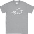 thumbnail image 1 of Virginia Native T-Shirt Funny Humor State Pride Geography Tee - Heather Grey, 5XL, 1 of 1